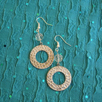 Antique Clear Crystal Earrings