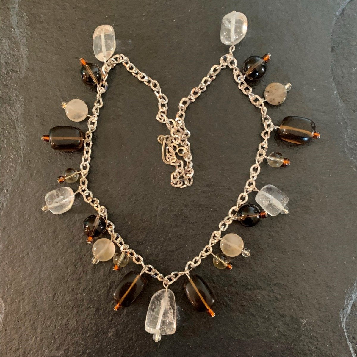 Smoky Quartz Necklace – Jazi Junk
