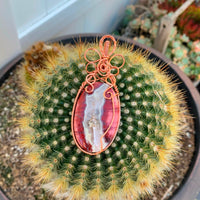 Rainbow Jasper Oval Pendant