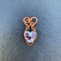 Kammererite Heart Pendant