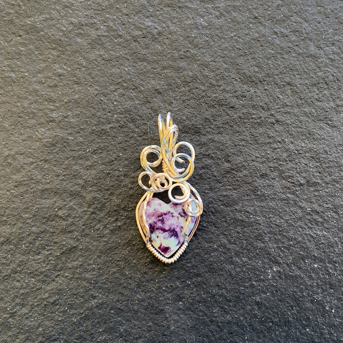 Kammererite Heart Pendant