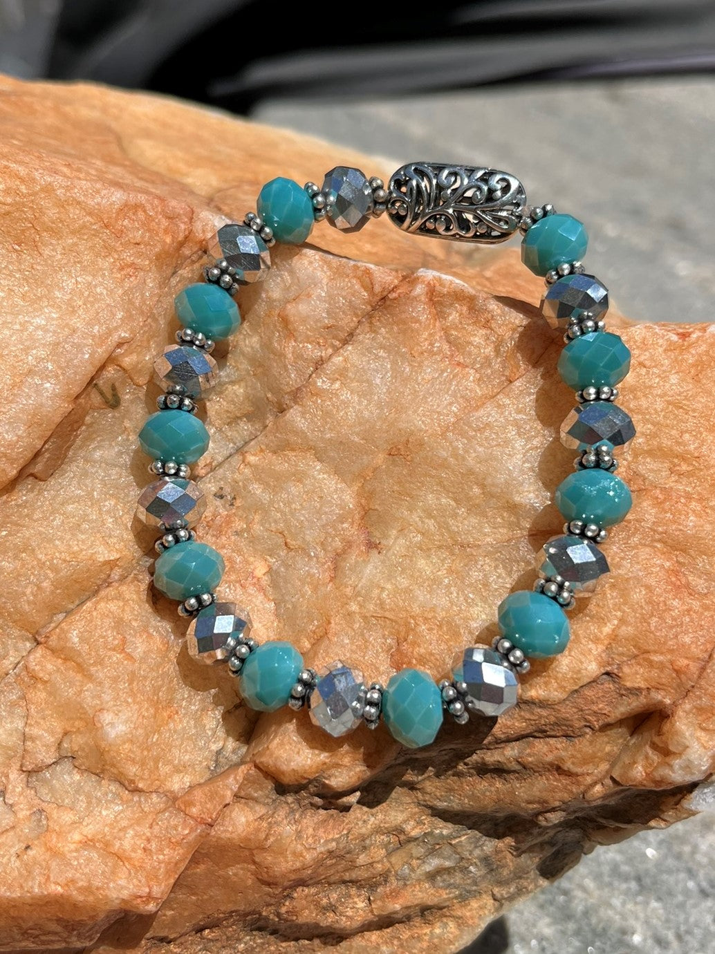 Crystal Blue Bracelet