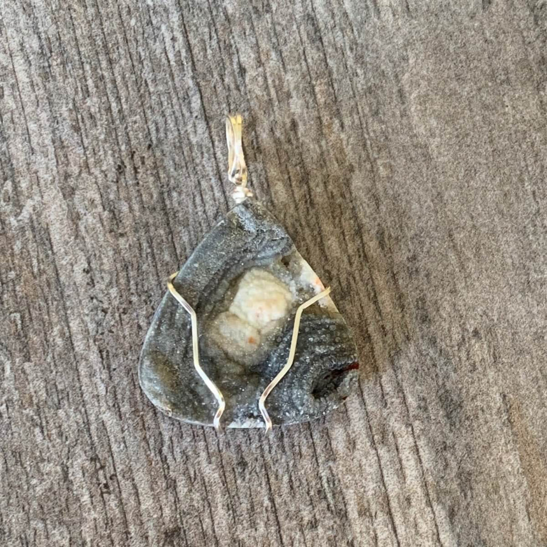 Natural Desert Druzy Pendant – Jazi Junk